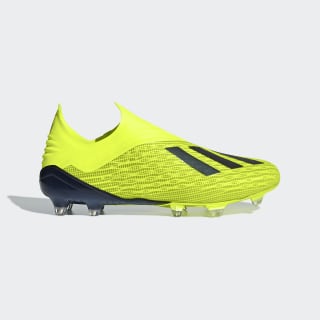 adidas X 18+ Firm Ground Boots - Yellow 