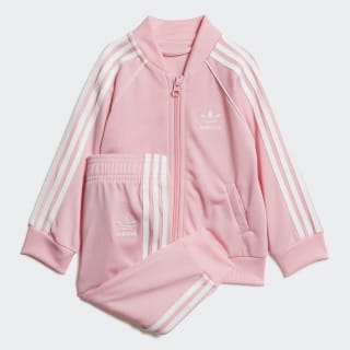 pink adidas sweat suit