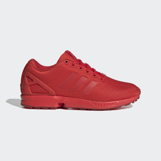 chaussure adidas zx flux rouge