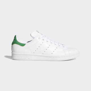Women's Stan Smith Cloud White and Green Shoes | adidas US