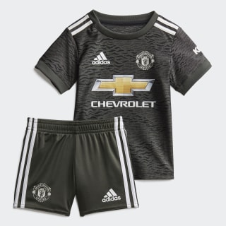 Adidas Manchester United Away Baby Kit Green Adidas Ireland