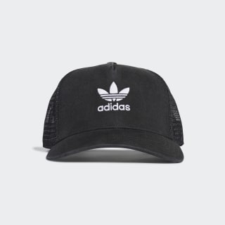 adidas black trucker hat