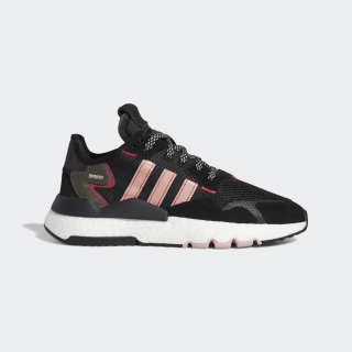 pink and black adidas joggers