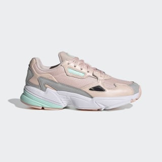 adidas falcon beige pink