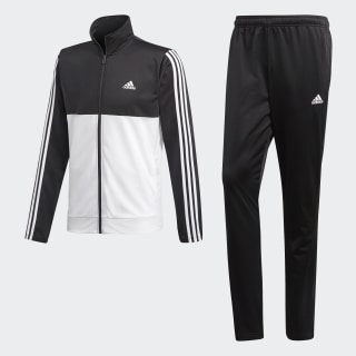 adidas trainingsanzug schwarz rot