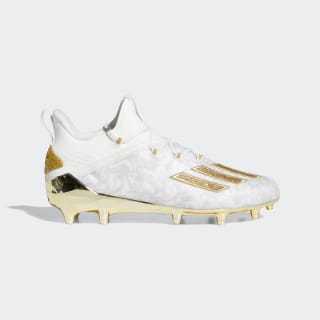 football cleats gold and white
