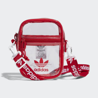 adidas Clear Festival Crossbody Bag - Red | adidas US