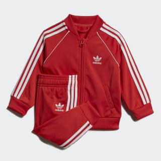 Baby & Toddler SST Tracksuit in Red | adidas UK