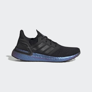 Men S Ultraboost 20 Core Black And Blue Violet Shoes Adidas Uk