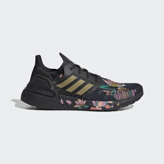 adidas ultra boost 20 core black gold metallic