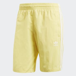adidas yellow swim shorts