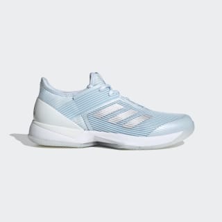 le scarpe da tennis bianche e blu