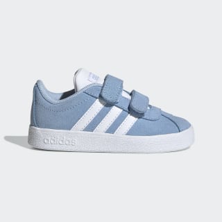 adidas vl court suede junior trainers