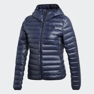 adidas Varilite Hooded Down Jacket Blå | adidas Sweden adidas Performance VARILITE DOWN JACKET Dunjacka blue