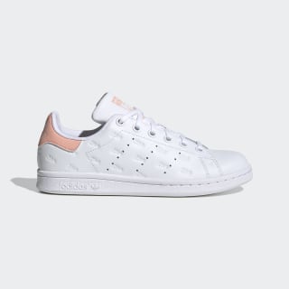 stan smith white glow pink