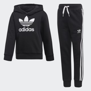 adidas youth trefoil hoodie