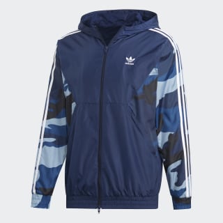 adidas Camouflage Windbreaker Blue | adidas Deutschland adidas Camo Ling, Windbreaker Pullover Sweatshirt, Jacke