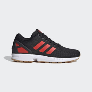 adidas zx flux red black white