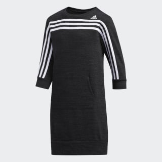 Adidas French Terry Stripe Dress Black Adidas Us