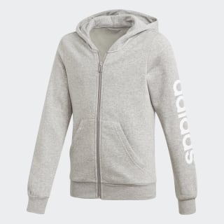 adidas Essentials Linear Kapuzenjacke Grau | adidas Deutschland adidas Essentials Linear Kapuzenjacke Grau | adidas Deutschland