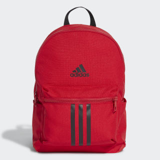 adidas red and black backpack