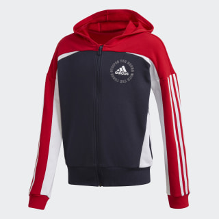 red adidas hoodie junior