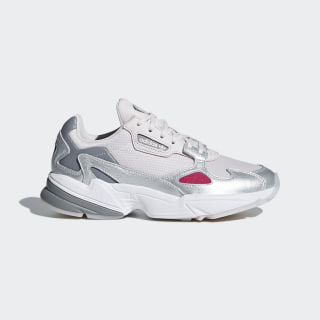 adidas pink and silver shoes