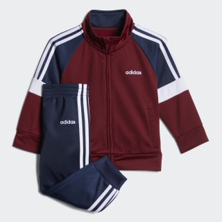 adidas Colorblock Tricot Jacket Set - Red | adidas US