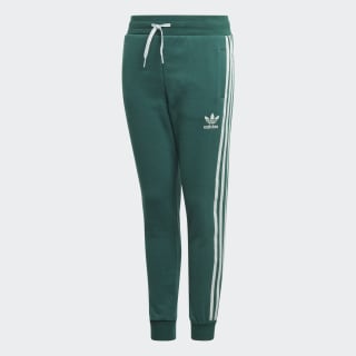 adidas track pants green stripes