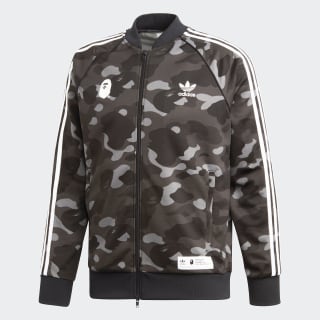 bape x adidas adicolor track top cinder