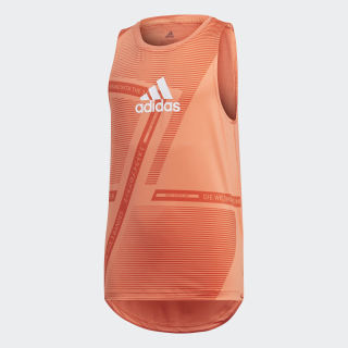 adidas orange tank top