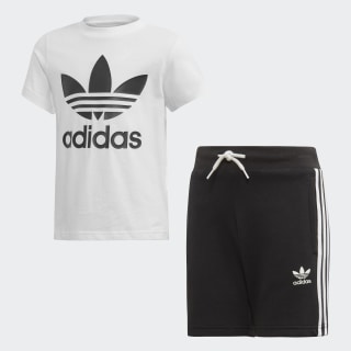 adidas shorts and shirt set mens