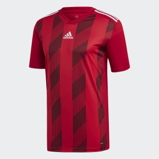 red white adidas shirt