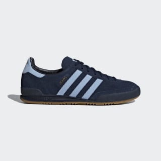 adidas navy & pl blue jeans trainers