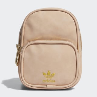 pink suede backpack