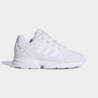 mens adidas white zx flux trainers