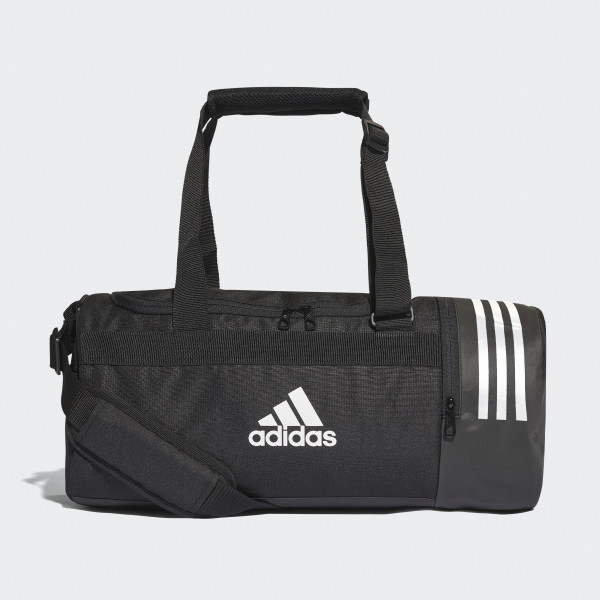 Adidas Convertible 3 Stripes Duffel Bag Small Black Uk Convertible 3 Stripes Duffel Bag Small Black White Dx1991