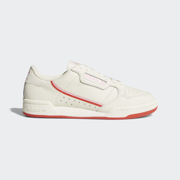 adidas continental 80 white red