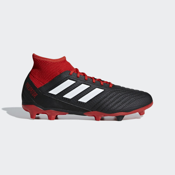 adidas Predator 18.3 Firm Ground Boots - Black | adidas Switzerland