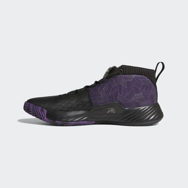 Marvelâs Black Panther | Dame 5 Shoes Core Black / Active Purple / Silver Metallic EF2259