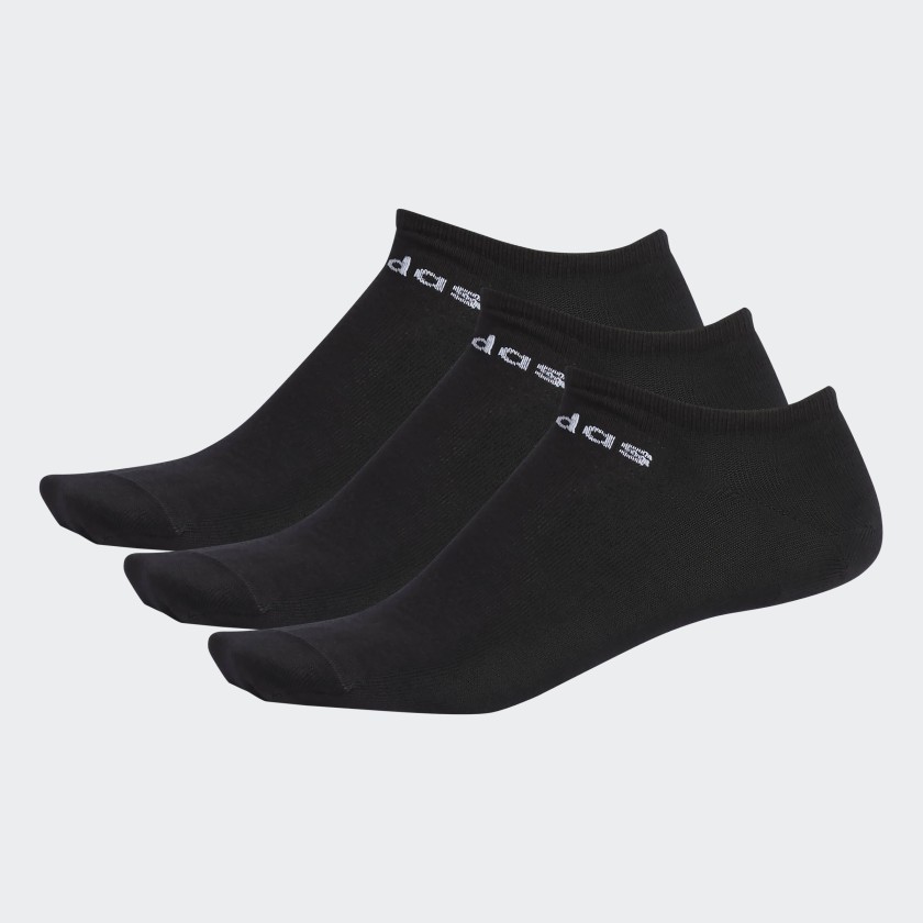 adidas No-Show Socks 3 Pairs - Black | adidas UK