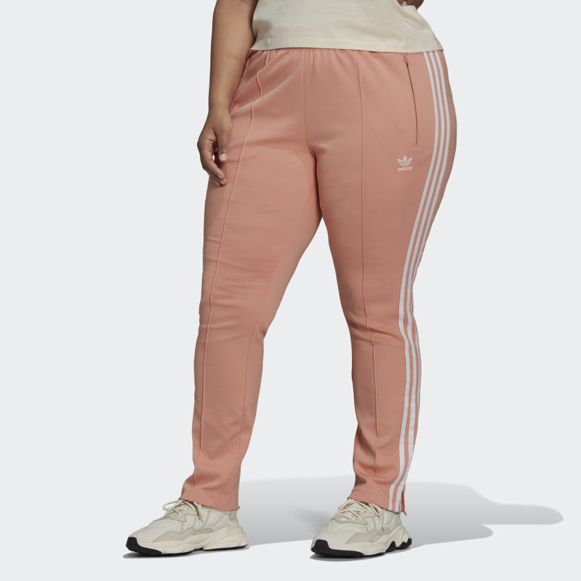 adidas Primeblue SST Track Pants (Plus Size) - Pink | adidas US