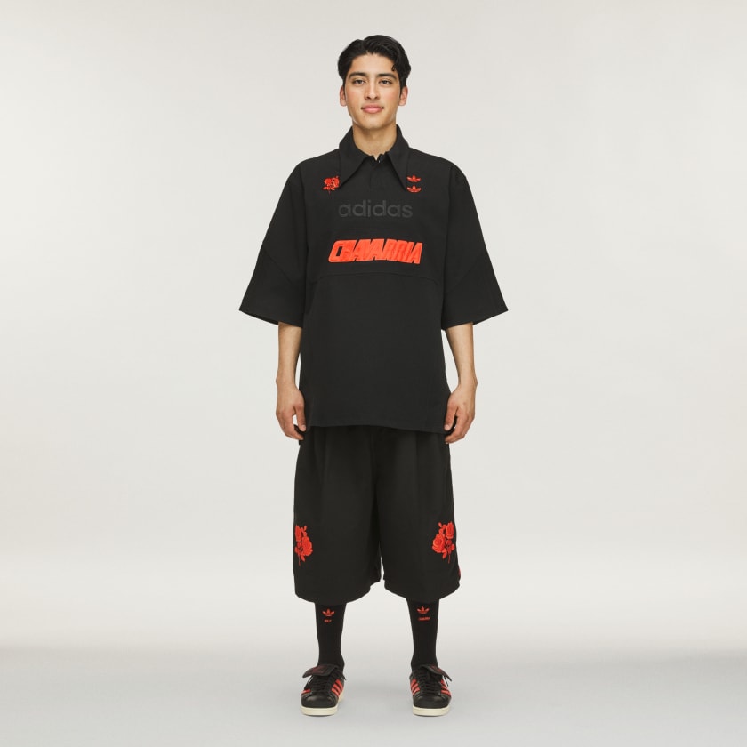 adidas WILLY CHAVARRIA LONG SHORT ブラック Willy Chavarria Long Short in Black – SVRN