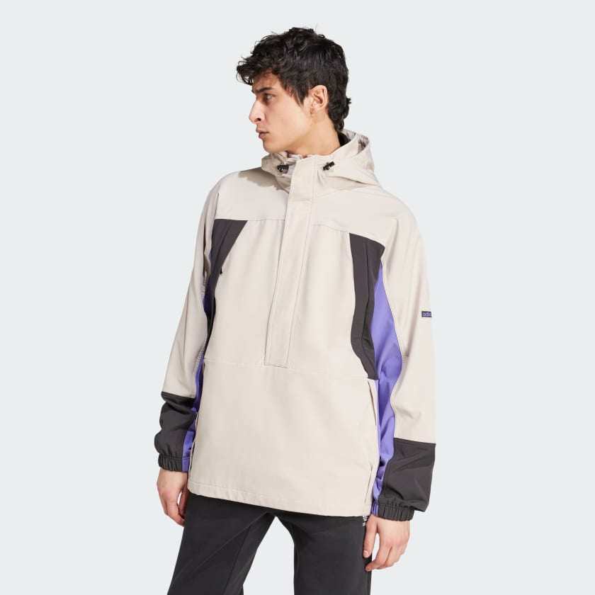 Blocked anorak adidas store