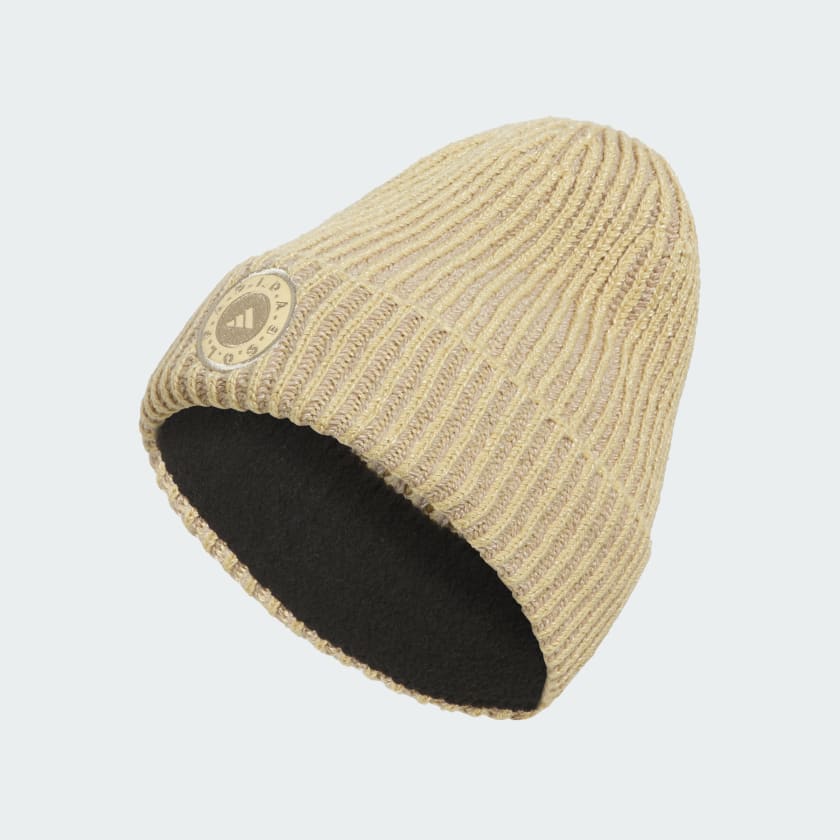 Adidas Golf Knit Beanie Beige adidas Australia