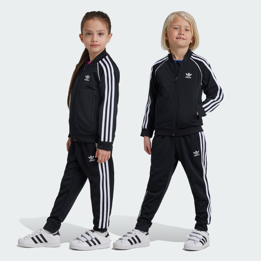 adidas Adicolor SST Kids Trainingsanzug Schwarz adidas Deutschland