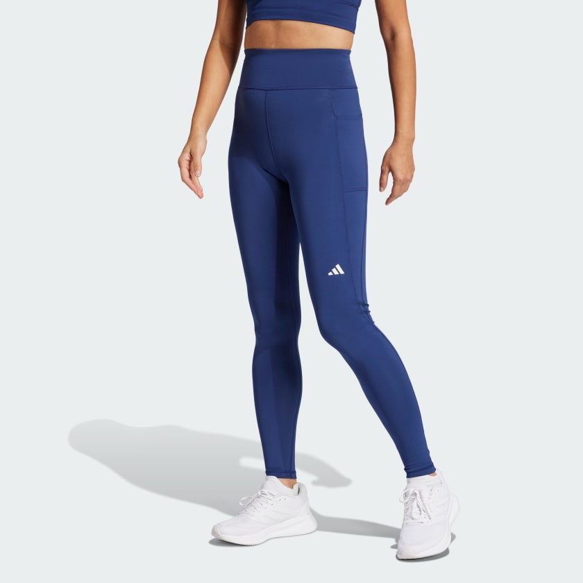 Blue running tights store