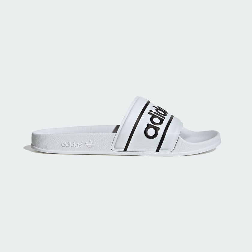 Badslippers online adidas wit