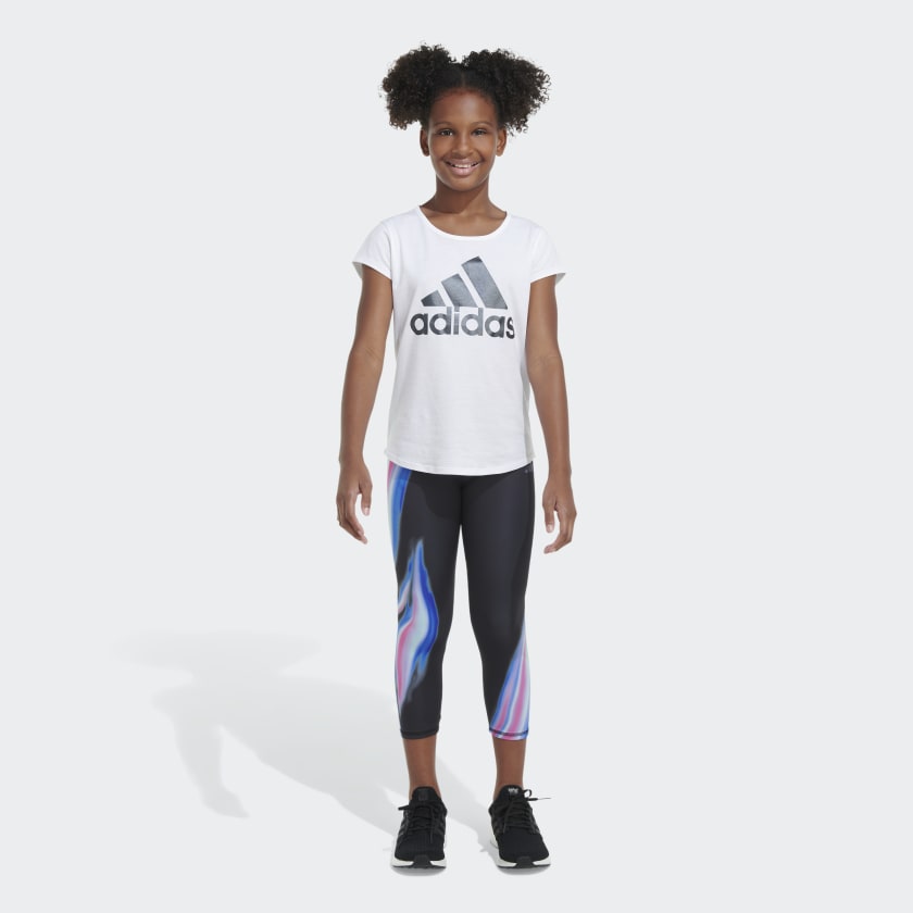 New Adidas Aeroready Women's High Rise 7/8 Tights S or M Black or Gray