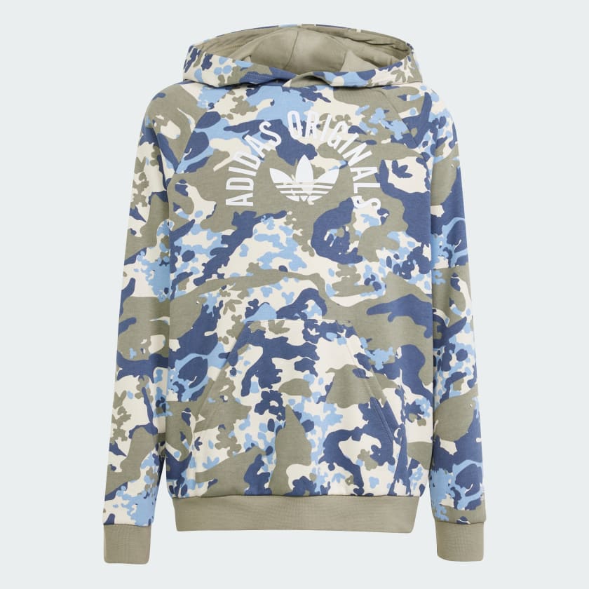 Adidas originals trefoil camo hoodie 2025